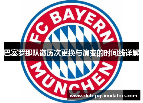 巴塞罗那队徽历次更换与演变的时间线详解 巴塞罗那队徽历次更换与演变的时间线详解