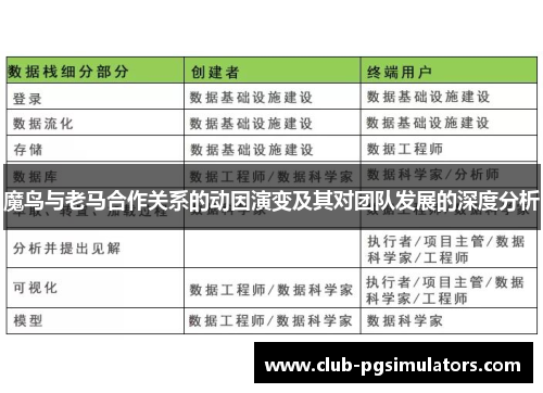 魔鸟与老马合作关系的动因演变及其对团队发展的深度分析